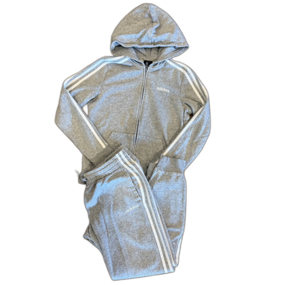 adidas Pants - Adidas 2 Piece Women's Gray Sweatsuit Top Size Small Pants Size Medium Bundle
